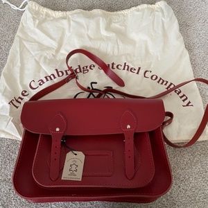 Cambridge Red Satchel/Red Leather Tote